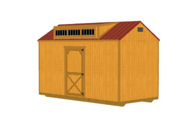 8x16 Shed Dormer T1-11